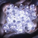 Mini LED balónková světélka voděodolná kuličky průměr 1,7 cm plastová s baterií Ag3 na Vánoce svatby a párty do balónků váz i nápojů 6