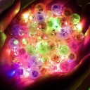 Mini LED balónková světélka voděodolná kuličky průměr 1,7 cm plastová s baterií Ag3 na Vánoce svatby a párty do balónků váz i nápojů 3