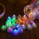 Mini LED balónková světélka voděodolná kuličky průměr 1,7 cm plastová s baterií Ag3 na Vánoce svatby a párty do balónků váz i nápojů 8