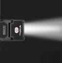 Mini LED čelovka se senzorem pohybu USB dobíjecí Spona na čepici Voděodolná Nastavitelná Červené a bílé světlo Blikající režimy 2