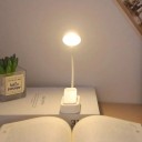 Mini LED-lampe til bøger med klips Genopladelig USB-C 3 lysfarver Glidende dæmpning Fleksibelt arm 11,5 cm Hvid Til læsning i sengen og på farten 3