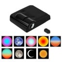 Mini LED projektor nattehimlen med 9 film, 27 x 63 x 65 mm, drevet af 3x AAA batterier, motiver af planeter og farver af aura 1