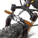 Mini-LED-Richtungsanzeiger-Set für E-Bikes 36 V 48 V und 52 V 4 Stück Schalter am Lenker Verkabelung Halterung unter dem Sattel und Metallhalterungen 4