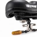 Mini-LED-Richtungsanzeiger-Set für E-Bikes 36 V 48 V und 52 V 4 Stück Schalter am Lenker Verkabelung Halterung unter dem Sattel und Metallhalterungen 5