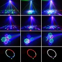 Mini LED-valo liikkuvalla päällä 30 W RGB LED vihreä laserdiodi ABS alumiinijäähdytin musta näyttövalo DJ-juhliin 2