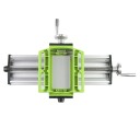 Mini masă de lucru cu deplasare încrucișată 310x90mm Masă de lucru ajustabilă pentru burghiu freză lucrări de atelier lemn metal 4