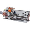 Mini metallisorvi 180 x 400 mm 800 W Harjaton moottori Jatkuva kierrosnopeuden säätö Digitaalinen näyttö HT200 valurauta Harmaa Työpajaan 2
