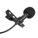 Mini microfon cu clip - Negru 3