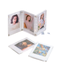 Mini moldura fotográfica magnética em acrílico 8,8 x 6,3 cm Dimensão interna 6 x 4,5 cm Moldura Polaroid para fotos Para mesa, prateleira 5