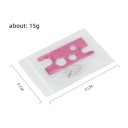 Mini nerezový otvírák lahvičiek 5,8 x 2,2 x 0,2 cm Odstraňovač zátek lepidiel na riasy Otevírací nástroj 0,8–1,3 cm Kompaktná pomôcka 8