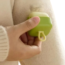 Mini nettoyeur à peluches et poils lavable 6 x 4,3 cm Rouleau réutilisable avec une poignée Nettoyeur portable léger pour poche ou sac à main 2
