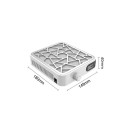 Mini odsávací ventilátor na nehty s 10 stupni rychlosti 18 x 14,9 x 4 cm ABS a PC s LED displejem a USB-C dobíjením na manikúru 5
