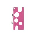 Mini ouvre-bouteilles en acier inoxydable 5,8 x 2,2 x 0,2 cm Retire-bouchons pour colles à cils Outil d'ouverture 0,8–1,3 cm Accessoire 7