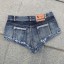 Mini pantaloni scurți din denim pentru femei Elvira 2