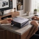 Mini PC CHUWI AMD Ryzen 6600H 16 GB RAM 512 GB SSD Windows 11 4K WiFi 128 x 130,5 x 57 mm Argintiu Computer de birou pentru birou și acasă 4