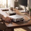 Mini PC da gioco CHUWI Aubox AMD Ryzen 7 8745HS Oculink DDR5 Barebone senza RAM SSD e OS WiFi 6 Bluetooth 5.2 Corpo in metallo Argento PC da tavolo 6
