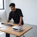 Mini PC för spelare GenMachine Ryzen 5 6600H ES 16 GB RAM 256 GB SSD 6 kärnor 12 trådar 3,3 till 4,5 GHz TDP 45 W Silver Speldator 4