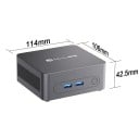 Mini PC MLLSE G3 Intel N100 8 GB DDR4 RAM 256 GB SSD Windows 11 Pro Wi-Fi 5 Bluetooth 4.2 Dual HDMI 4K 60Hz Gigabit LAN Computador compacto 3