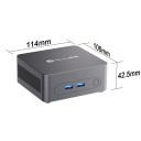 Mini PC MLLSE G3 Intel N100 8 GB DDR4 RAM 256 GB SSD Windows 11 Pro Wi-Fi 5 Bluetooth 4.2 Dual HDMI 4K 60Hz Gigabit LAN Kompakter Computer 3