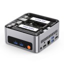 Mini PC Ninkear Intel Core i7-1185G7 16 GB DDR4 RAM 512 GB SSD Windows 11 Pro WiFi 6 Bluetooth 5.2 Lüfterkühlung Grau Für das Büro 7