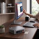 Mini PC Ninkear Intel Core i7-1185G7 16 GB DDR4 RAM 512 GB SSD Windows 11 Pro WiFi 6 Bluetooth 5.2 Răcire cu ventilator Gri Pentru birou 4