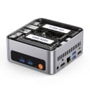 Mini PC Ninkear Intel Core i7-1185G7 16 GB DDR4 RAM 512 GB SSD Windows 11 Pro WiFi 6 Bluetooth 5.2 Ventilatorkøling Grå Til kontor 7