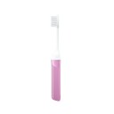Mini periuță de dinți pliabilă de călătorie pentru adulți, periuță de dinți mică portabilă în culori transparente, desfăcută 16x2cm, pliată 10x2cm 2