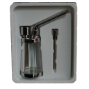 Mini pipă de apă portabilă 138 mm metal plastic filtrare fum prin apă bong de apă compact pentru țigări și tutun în călătorii 2