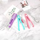 Mini plancha de pelo 18 × 1,7 cm placa de cerámica 140–220 °C bajo consumo 15–25 W enchufe EU 6
