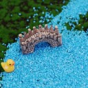 Mini pont en pierre Pont décoratif en arc pour diorama paysage miniature ruisseau étang décoration de scène aquatique 2