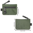 Mini portemonnee 9 x 13 x 1,5 cm X-Pac ritszakje Houder voor munten, sleutels en kleine spullen van koolstofneutrale stof 3