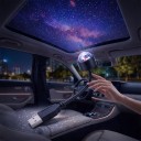 Mini proiettore LED USB per cielo stellato da auto Braccio flessibile Testa rotante 360° Effetti rossi, verdi e blu Nero Per soffitto 2