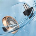 Mini rasoio elettrico lavabile 3,2 x 6 cm ricarica USB-C 250 mAh nero 2