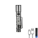 Mini Rechargeable LED Torch USB-C Telescopic Zoom Magnetic Clip 6 Modes Pocket EDC Light 5