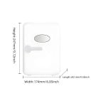 Mini réfrigérateur de voiture Refroidissement et chauffage Capacité 4 l Puissance 26 à 38 W Alimentation 12 et 240 V Plastique PP Couleur blanche 3