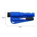 Mini Rescue Safety Hammer 7.5x3.5 cm Keyring for Emergency Glass Breaking and Seatbelt Cutting Plastic Escape Hammer for Car 6