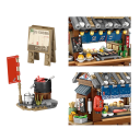 Mini restaurant 22 x 10 x 13 cm Set de construcție creativ din plastic Model detaliat cu bucătărie și interior Mini căsuță pentru copii și colecționari Decorațiune 2