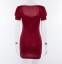 Mini rochie de damă roșie 4