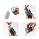 Mini ručný vysávač do auta 24,8×5,5×5 cm 7,4V 2000mAh 6000Pa Prenosný bezdrôtový USB-C dobíjací vysávač pre auto a domácnosť biely 3