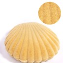 Mini scatola gioielli a forma di conchiglia per anello o orecchini 6,5 × 5,5 × 3,2 cm scatola regalo colorata in velluto per gioielli 9