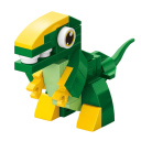Mini set de construcție Tyrannosaurus Rex 2,7 x 7,1 x 4,5 cm 38 buc Micro blocuri Puzzles pentru copii de la 9 ani Model 3D de dinosaur Creativ 1