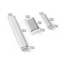 Mini set de magnets pour ongles 4 pcs Effet Cat Eye Magnets puissants pour vernis gel Nail art Outil de décoration des ongles Manucure créative Décoration des ongles 3