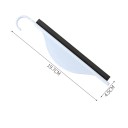 Mini silikonová škrabka na sklo a pracovní desku 19,7 × 4,5 cm černo bílá ruční stěrka na zrcadla a koupelnové povrchy 2