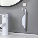 Mini silikonová škrabka na sklo a pracovní desku 19,7 × 4,5 cm černo bílá ruční stěrka na zrcadla a koupelnové povrchy 6