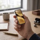 Mini smartphone 4 GB RAM och 64 GB ROM Skärm 3,58 tum Nätverk 4G Dual SIM Kamera 8 Mpx Svart med kolfiberdesign Liten telefon i fickformat 6