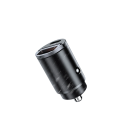 Mini-snellader voor in de auto 100W PD QC 3.0-adapter USB-C en USB-A naar sigarettenaansteker snel opladen voor twee apparaten universele 6