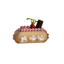Mini sobremesa rolada 5 x 4 x 3,6 cm 184 pcs 3D conjunto de construção de rolada doce Blocos de micro tijolos Blocos de partículas criativas 2