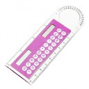 Mini Solar Calculator in Ruler Shape with Magnifying Glass 3
