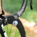 Mini specchio retrovisore nero per bicicletta Diametro 3 cm Specchio retrovisore universale rotante per manubri 16–22 mm Specchio retrovisore 3
