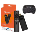 Mini stick TV Android 13 2+16 GB HDMI Google Assistant Receptor Full HD 4K Wi-Fi 2.4/5GHz cu mini tastatură wireless 2.4G și touchpad 8